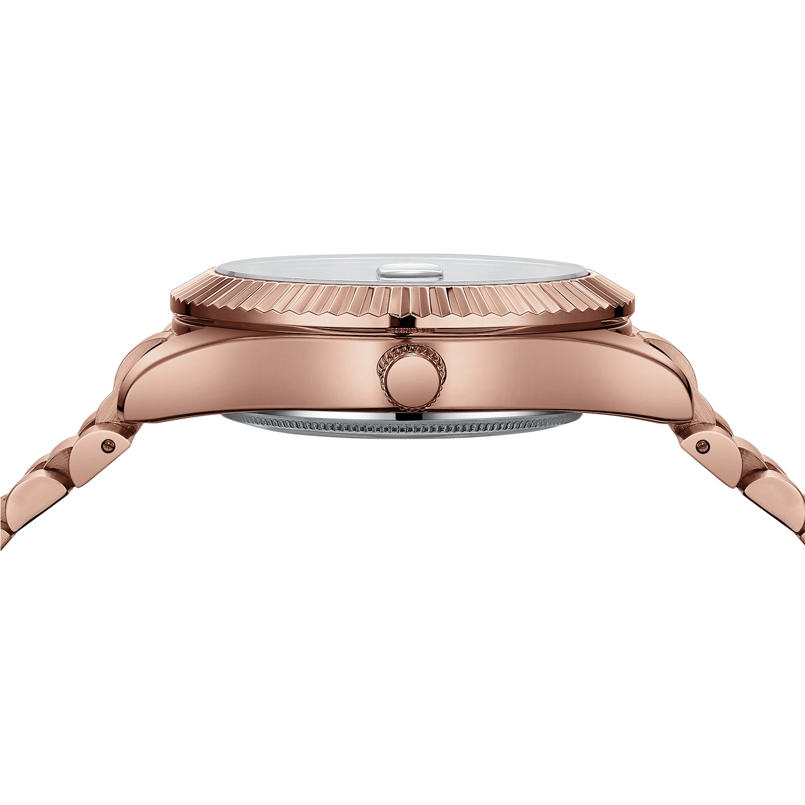 Nibosi Day-Date Roman Rose Silver